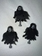 LEGO Lot of 3 Dementor Minifigures Black Cloak and Hood Harry Potter HP101