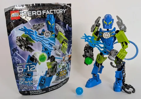 LEGO Hero Factory #6217 SURGE, 100% Complete  W Extra Zamor & Original Packaging
