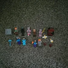 LEGO Minecraft Minifigure Lot