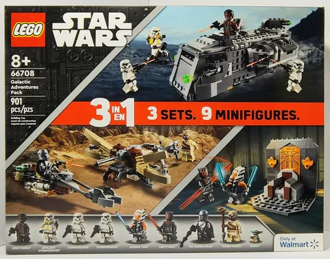 LEGO Star Wars 66708 GALACTIC ADVENTURES PK 3-in-1 *NEW (NISB) GREAT CONDITION!