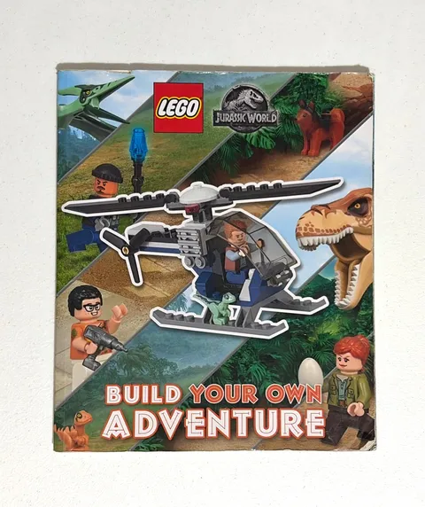LEGO Jurassic World - Build Your Own Adventure Paperback Book 2020 - GC