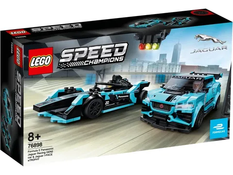 LEGO® Speed Champions 76898 Formula E Panasonic Jaguar Racing GEN2 car & Jaguar