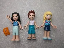 LEGO Friends Minifigures #41681 Forest Camper Van Sailboat Ethan Emma Stephanie