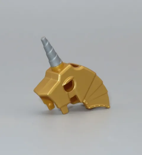LEGO Horse Battle Armor Helmet Unicorn Pearl gold minifigure 7188 7946