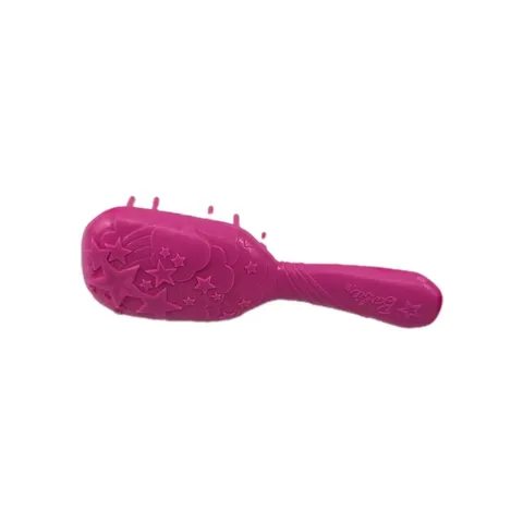 Barbie Fuchsia Pink Star Hair Brush Doll Accessory Replacement Grooming Tool