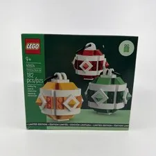 LEGO 40604 Holiday Ornaments Christmas Decor Limited Edition GWP New Sealed Set
