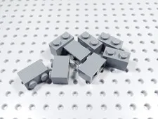 LEGO Lot of 8 Dark Bluish Gray 1x2 Bricks BP