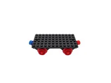 Lego® 4.5V TRAIN Railway Waggon Carriage Base Plate 12x6 Magnets BLACK