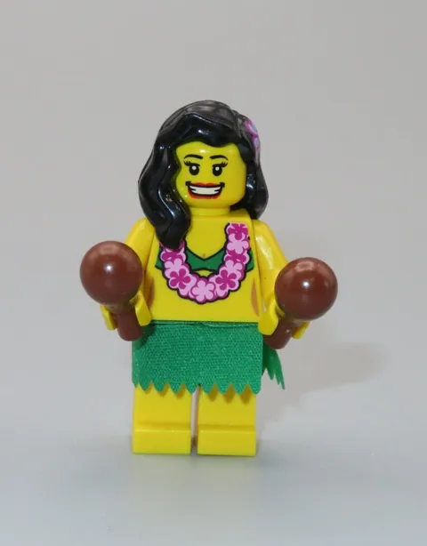 LEGO Hula Dancer Hawaiian minifigure Collectible series 3 CMF Hawaii