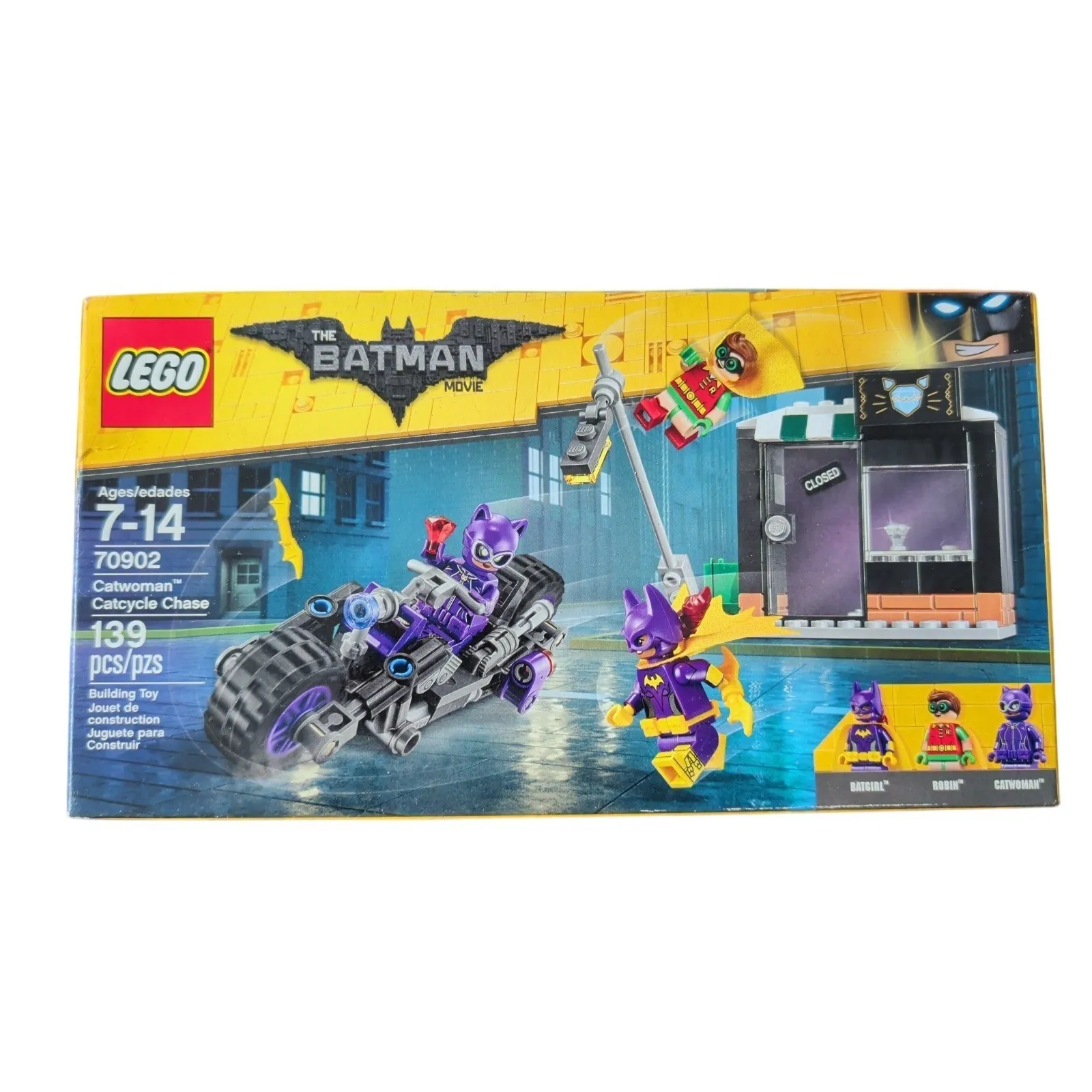 LEGO 70902 Catwoman Catcycle Chase Retired Batman Movie Robin Batgirl Sealed