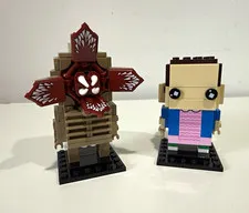 LEGO BrickHeadz Demogorgon & Eleven Brick-Built Figures w/ Display Bases