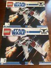 Lego Star Wars SET 7674 V-19 Torrent INSTRUCTION BOOKS (2) ONLY