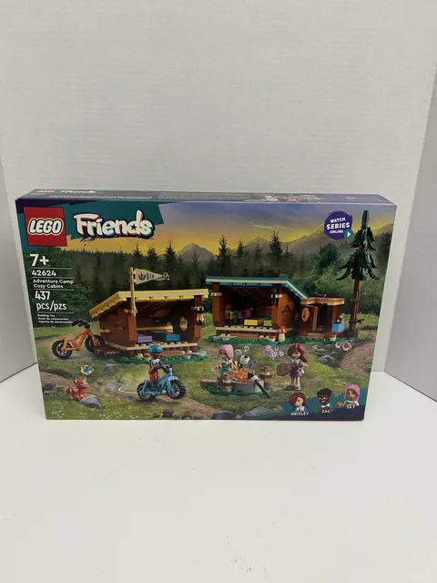 Lego Friends 42624 - Adventure Camp Cozy Cabins / Brand New Sealed