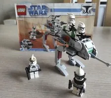 LEGO Star Wars 8014 Clone Walker Battle Pack Set Minifigs W Manual 100% COMPLETE