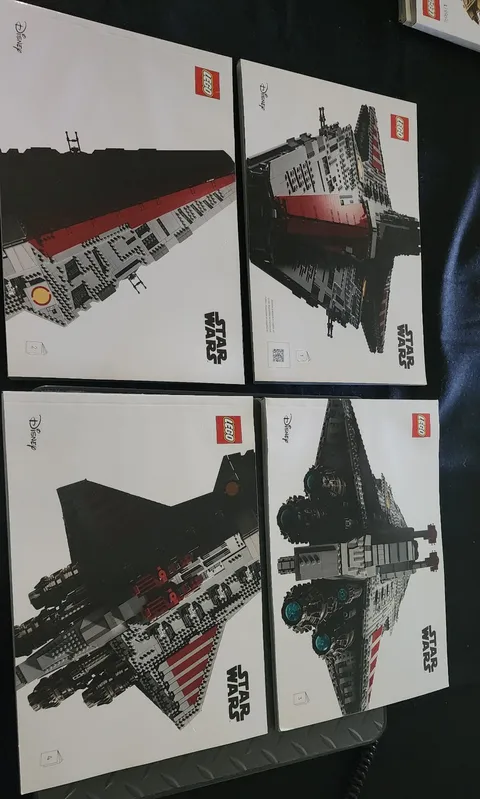 LEGO 75367 Venator Cruiser  STAR WARS Manuals ONLY Complete Instructions Set 1-4