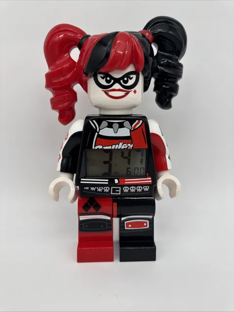 LEGO The Batman Movie Posable Harley Quinn Digital Display Alarm Clock