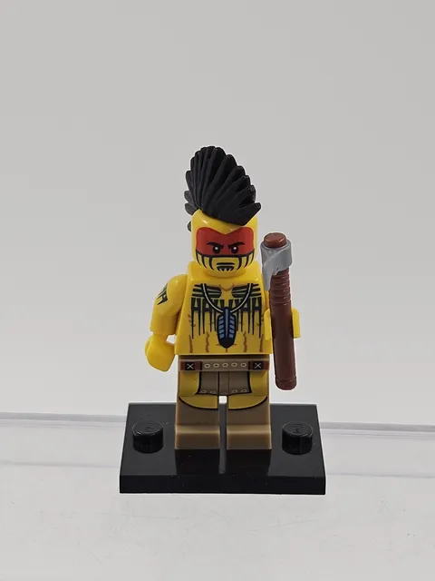 Lego TOMAHAWK WARRIOR Minifig Minifigures Mohawk Figure 71001 Series 10
