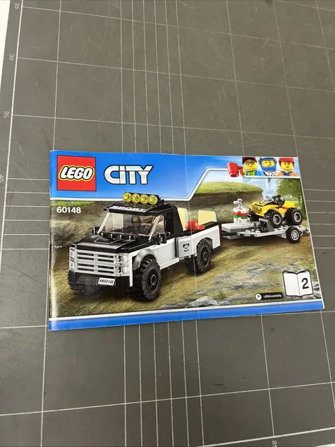 VINTAGE TOY LEGO MANUAL INSTRUCTIONS BOOKLET ART CITY 60148