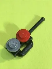 LEGO Black Walkie Talkie Radio for Minifigure Accessory with studs.