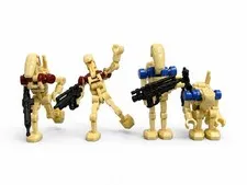 LEGO Star Wars Custom Articulated Battle Droid Lot Of 4