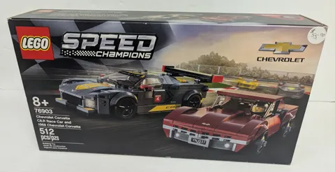 LEGO Speed Champions Set 76903 Chevrolet Corvette C8.R Race Car & 1969 Corvette