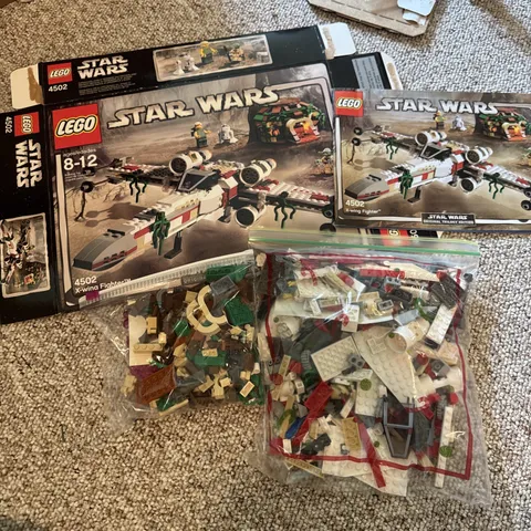 LEGO Star Wars: X-Wing Fighter (4502) complete with Instruc n figures open box