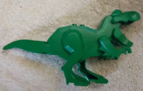 LEGO Green T-Rex Dinosaur Figure Part 30457 Dino Trap 6575 Vintage 1997