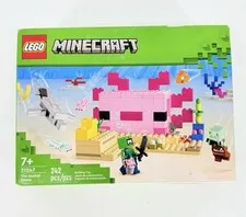 LEGO Minecraft The Axolotl House 21247 Retired New Sealed Damaged Box 242 Pcs