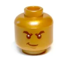 LEGO® Part 3626pb0877 - Golden Lloyd Minifigure Head NEW