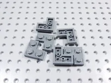 LEGO Lot of 6 Dark Bluish Gray 2x2 Corner Plates BP