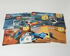 LEGO CREATOR 3 In 1 Drone Explorer 31071 Propeller Plane 31099 INSTRUCTIONS ONLY