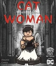 LEGO DC Cat woman Wedding Dress Custom minifigure By Mr. J