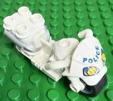 Lego Duplo Motorcycle Police white - in 9209