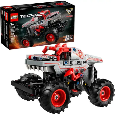 LEGO - Technic Monster Jam ThunderROARus Pull-Back Monster Truck Building Toy 42