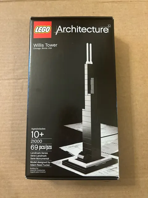 LEGO ARCHITECTURE: Willis Tower (21000)-Brand New In Factory Sealed Box