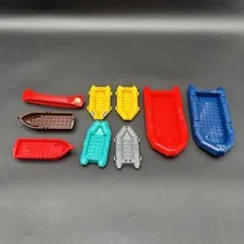 Lego boat lot raft canoe kayak City Town bulk lot of 9