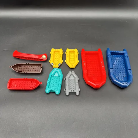 Lego boat lot raft canoe kayak City Town bulk lot of 9