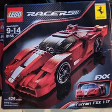 PRE-BUILT LEGO Racers Ferrari FXX 1:17 -RARE- Set 8156 626 pcs Box Licensed