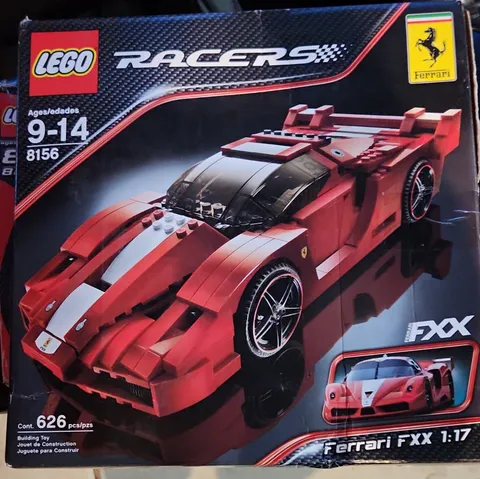 PRE-BUILT LEGO Racers Ferrari FXX 1:17 -RARE- Set 8156 626 pcs Box Licensed