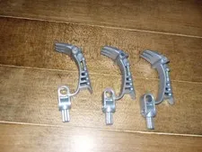 Three Bionicle Barraki Mandible Claw Genuine Lego 57554 retired piece, WYSIWYG