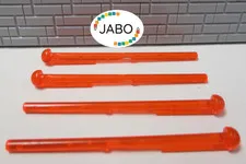 (G11/2/7) LEGO 4 x 15303 Arrow trans neon orange for Spring Shooter Cannon