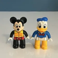 LEGO DUPLO Mickey Mouse Donald Duck Figures Disney Lot Of 2