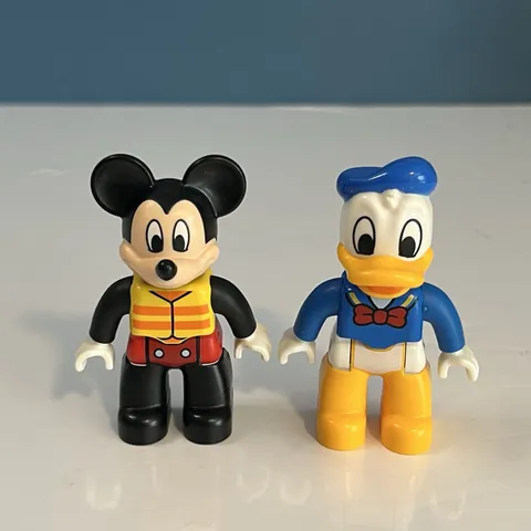 LEGO DUPLO Mickey Mouse Donald Duck Figures Disney Lot Of 2
