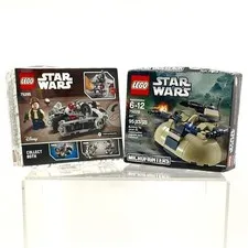 2 Sealed & Retired LEGO Star Wars Sets; 75029 AAT, 75295 Millennium Falcon