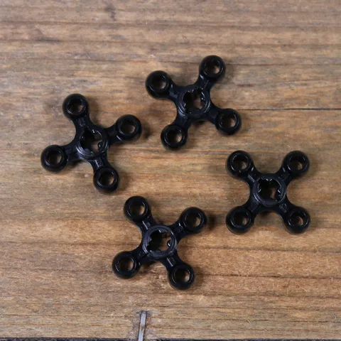 LEGO Black Technic Gear 32072 49135 Knob Cog Wheel with Axle Hole Qty 4