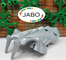 (S17 / 1 / 25) LEGO Bionicle 57571 Mask Mask Head Spinax Pearl Light Grey