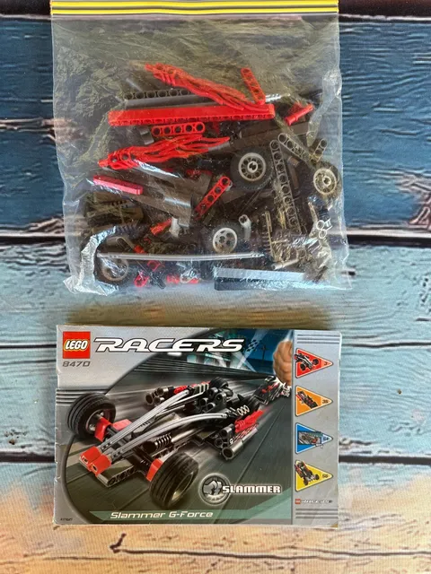 LEGO Racers: Slammer G-Force (8470) 100% complete with instructions.
