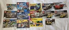 LEGO Instruction Manual Books LOT x14 DC Comic Scooby-Doo Star Wars Speed Champ