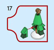 NEW Lego Mini Christmas Tree Microset