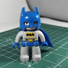 Lego Duplo Figure Batman blue w/ cape